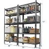 Coucheta Garage Shelving 2200 LBS Extremely Sturdy, Adjustable Metal Shelving, Heavy Duty 5 Tier Storage Shelves - 2 of 4