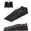 2-Pack Portable Car Ramp for Oil Change, Heavy Duty Plastic Low Profile Car Ramp, Automatic Car Lift, 6.7 Inch Lift Height, 5 Tons Weight Capacity - 2 of 4