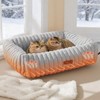 GOTGELIF Heated Cat Bed - 22" Or 28" Soft Plush Cushion Warming Bed with 6 Temperature Levels & Timer - 2 of 4