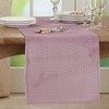 Saro Lifestyle Pinsonic Velvet Design Dining Table Runner - image 4 of 4