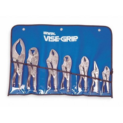 IRWIN VISE-GRIP 757KB Locking Pliers Set,Curved, Long Nose