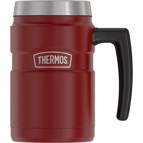 Thermos 16 Oz. Stainless King Vacuum Insulated Coffee Mug - Rustic Red :  Target