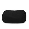 6' Large Bean Bag Lounger with Memory Foam Filling and Washable Cover - Relax Sacks - image 2 of 4