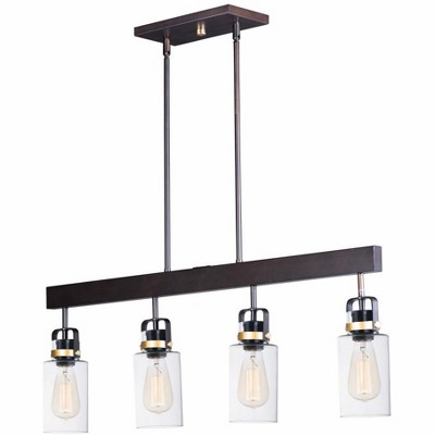 Maxim Lighting Magnolia 4 - Light Island Pendant Light in  Bronze/Gold