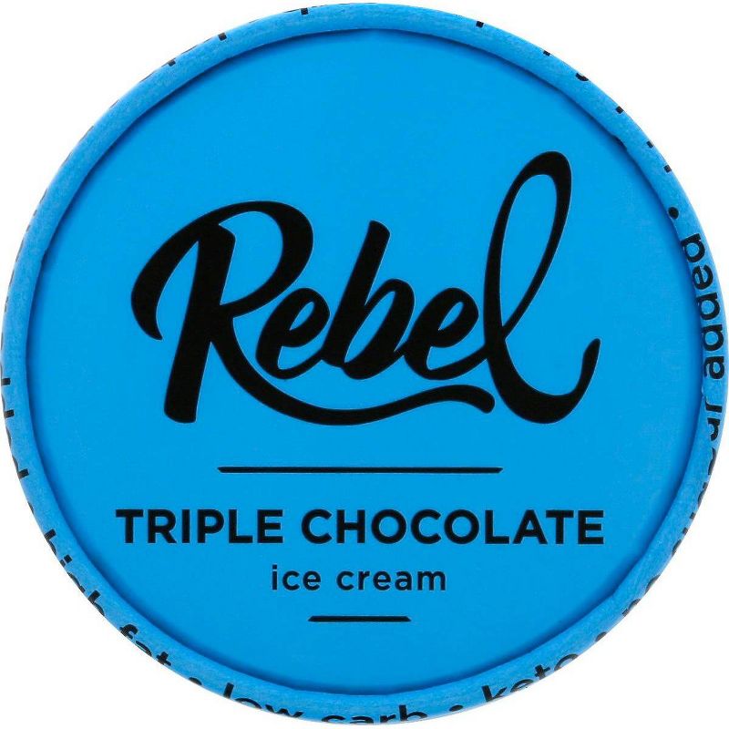 Rebel Ice Cream Triple Chocolate Ice Cream - 16oz, 3 of 5