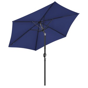 Yaheetech 9FT Patio Umbrella Market Umbrella with Button Tilt and Crank - 1 of 4