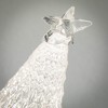 12.25"H Sullivans Christmas Lighted Shimmer Cone Tree, White, Indoor Christmas Decor - 2 of 4