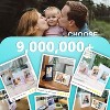 5 PACK Mini Photo Frame for Instax Mini 12/11/EVO/SE/8/7+/99--3'' Film instax mini frame - 2 of 4