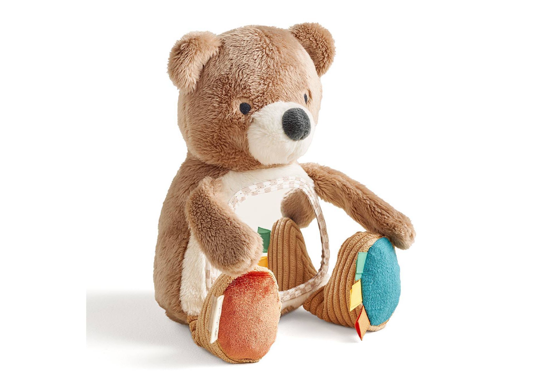 Itzy Ritzy Bitzy Mirror - Sensory Tummy Time Mirror - Bear