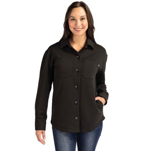 Cutter & Buck Roam Eco Recycled Womens Shirt Jacket - 1 of 2