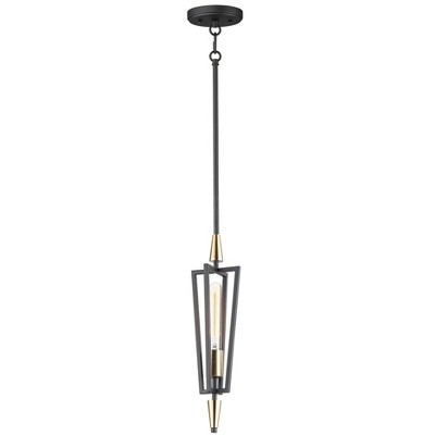 Maxim Lighting Wings 1 - Light Pendant in  Black/Satin Brass