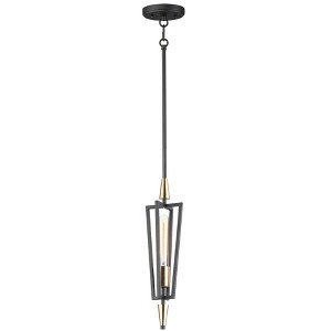 Maxim Lighting Wings 1 - Light Pendant in  Black/Satin Brass - 1 of 3