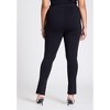 ELOQUII Women's Plus Size Legging With Zipper Slit Hem - 4 of 4