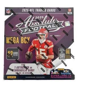2025 Panini Absolute Football Mega Box (Black Parallels) : Target