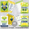 Big Dot of Happiness Let’s Rally - Pickleball - 4 Birthday or Retirement Party Games - 10 Cards Each - Gamerific Bundle - 2 of 4