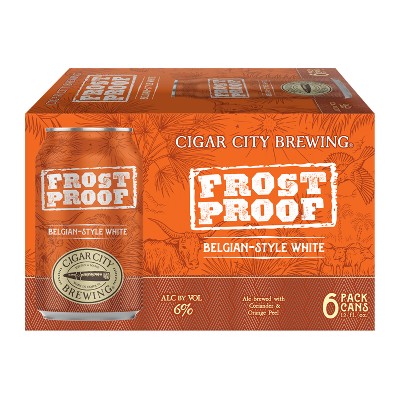 Cigar City Frost Proof Belgian-style White Ale Beer - 6pk/12 fl oz Cans