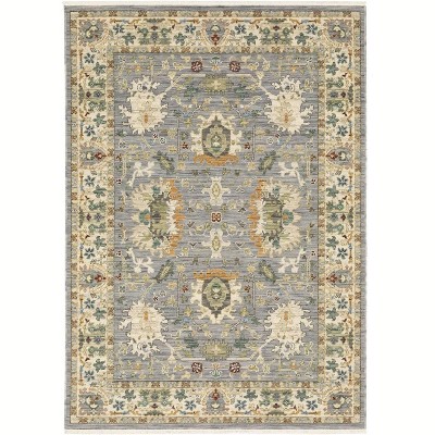 Oriental Weavers Lucca 2063L Grey/ Multi Indoor Area Rug - 2'6" x 12'