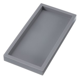 Unique Bargains Silicone Waterproof Anti-slip Bathroom Soap Dispenser Tray - 1 of 4