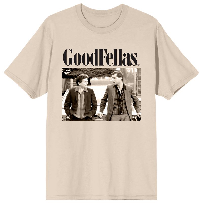 Goodfellas Vintage Style Screenshot and Title Logo Women's Natural Graphic Tee, 1 of 4
