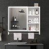 Modern 32x28inches Bathroom Cabinets, Medicine Cabinets With Mirrors And LED Lights - 3 of 4