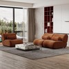 TiramisuBest Black Modular Sofa,Adjustable Headrests,Chenille Sectional,Hidden Legs,Reclining Backrest for Living Room/Bedroom - 3 of 4