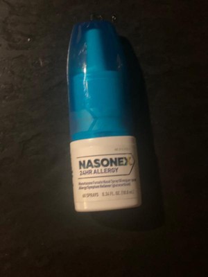 Nasonex 24HR Allergy Nasal Spray, Non-Drowsy, Scent-Free Mist, 60 Spray  Count 