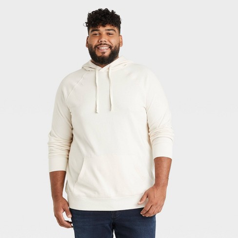 Hanes Men's Hoodie - Cream - S