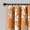 2pk 54"x84" Light Filtering Botanical Garden Curtain Panels Orange - Lush Décor - image 2 of 4