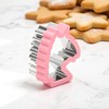Unique Bargains Biscuit Cutter Large Unicorn-Shaped Sandwich Cutter Hand Wash Stainless Steel Plastic 3.5"x3.9"1.6" 1Pcs - 2 of 4
