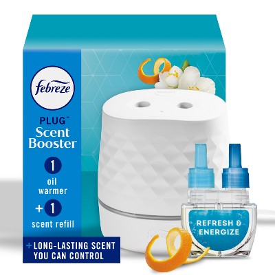 Febreze Plug Scent Booster Refresh & Energize Starter Kit - 2ct