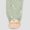 Carter's Just One You® Baby Girls' Mini Floral Sleep N' Play - Green - image 3 of 3