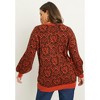 June + Vie by Roaman's Women's Plus Size Jacquard Pullover Sweater - image 3 of 4