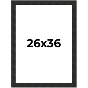 PosterPalooza | Contemporary Black Picture Frame - UV Acrylic, Foam Board Backing, Hanging Hardware - 1 of 4