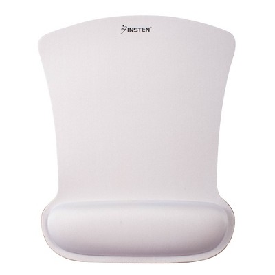 Insten Mouse Pad with Wrist Support Rest, Ergonomic Support Cushion, Easy Typing & Plain Relief, Trapeziod, 10 x 8 inches