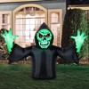 Occasions AIRFLOWZ INFLATABLE GROUND BREAKER REAPER 7FT, Tall, White - 2 of 4