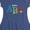 Girls' - Dr. Seuss - ABC Book Characters Fit & Flair Cap Sleeve Dress - 2 of 4