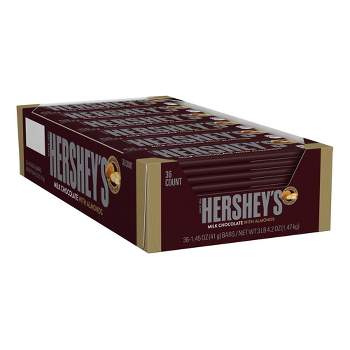 Hershey'S Milk Chocolate With Almonds Bar - 52oz/36ct