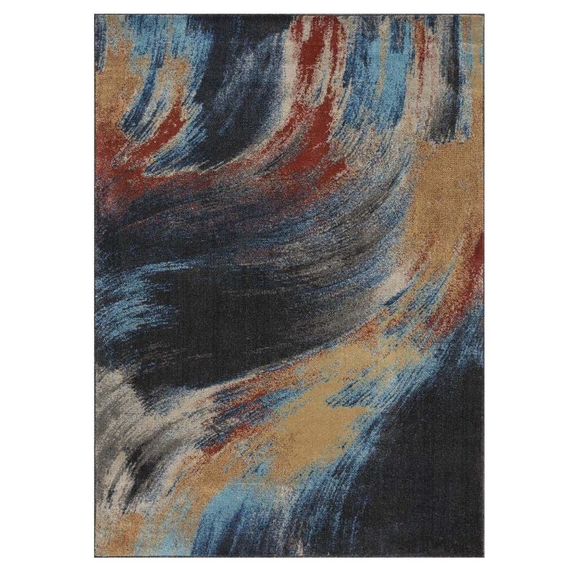 Luxe Weavers Modern Abstract Multicolor Area Rug, 2 of 6