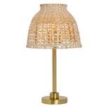 20" Quentin Bamboo Shade Table Lamp - River of Goods