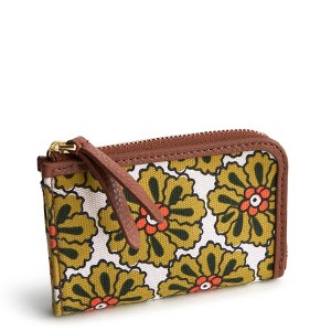 Vera Bradley Women's Leather Zip Card Pouch - 1 of 2