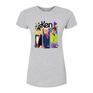 Women's - Barbie - Ken Group Fitted Graphic T-Shirt - 1 of 2