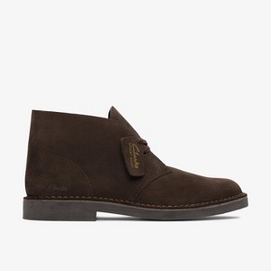 Clarks Originals Mens Desert Boot Evo Dark Brown Suede Boots 11