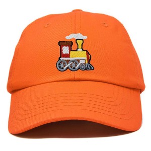 Dalix Train Cotton Dad Hat Adjustable Soft Baseball Cap Mens - 1 of 4