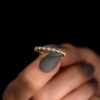 Hollywood Sensation Serene Delicate Ring with AAAAA Cubic Zirconia - 3 of 4