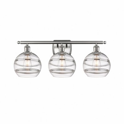 Rochester - 3 Light Bath Vanity In Industrial Style-10.88 Inches Tall and 28 Inches Wide