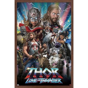 Trends International Marvel Thor: Love and Thunder - Amazing Framed Wall Poster Prints - 1 of 4