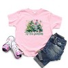 Tis The Season Painted Trees - Toddler Short Sleeve Graphic T-Shirt - 3 of 4