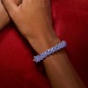 Ross-Simons 10.00 ct. t.w. Tanzanite Bangle Bracelet in Sterling Silver Size 7 - 3 of 4