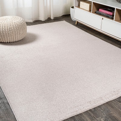 Haze Solid Low-Pile Indoor Area Rug - JONATHAN Y