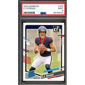 C.J. Stroud Rookie Card 2023 Donruss #339 PSA 9 - 1 of 2